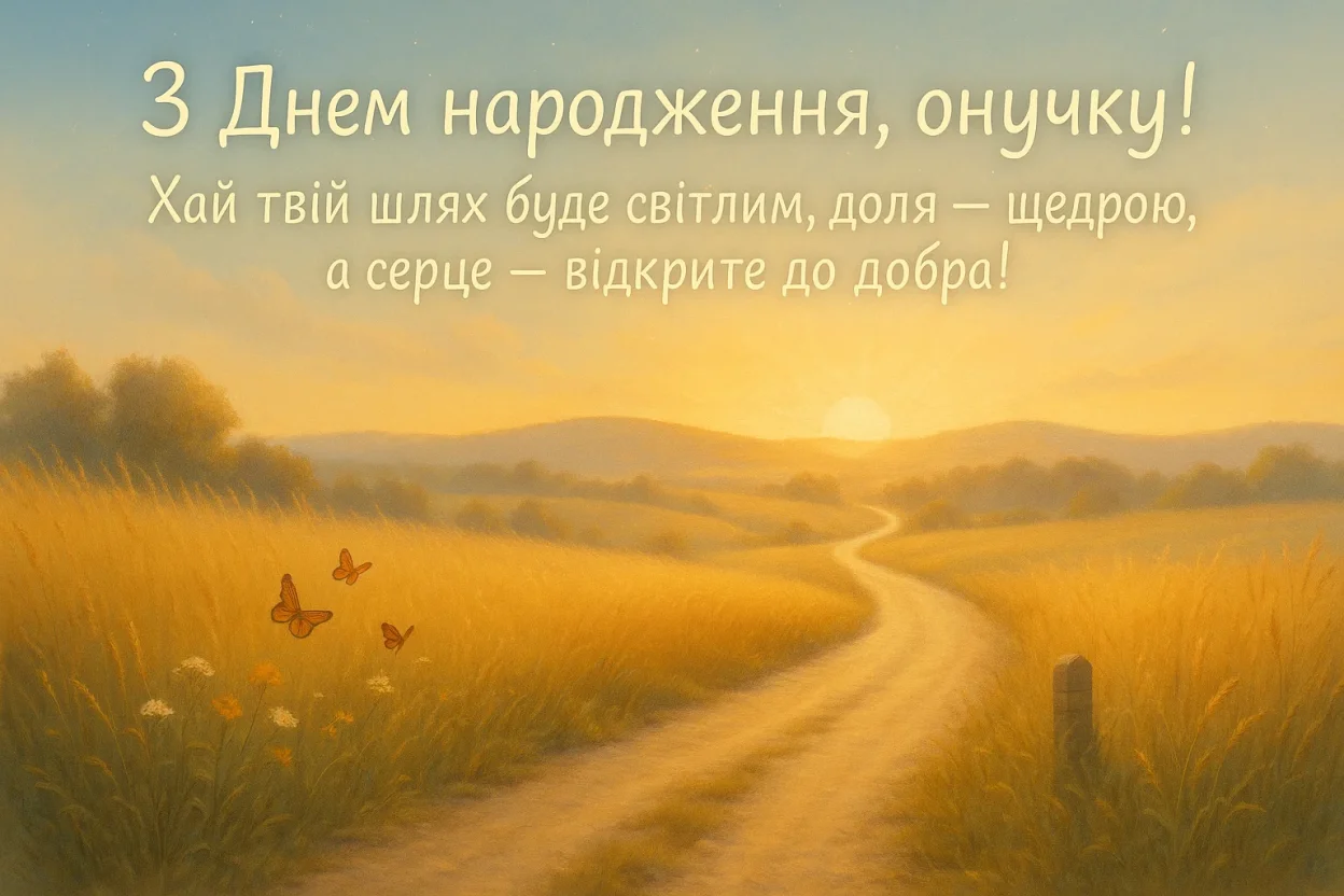 Привітання з днем народження онука своїми словами