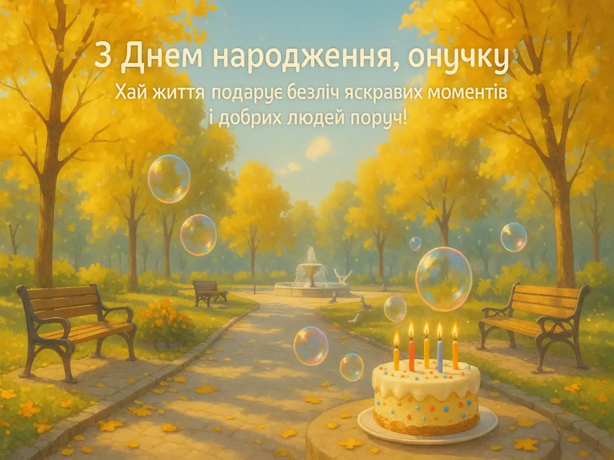 Привітання з днем народження онука своїми словами