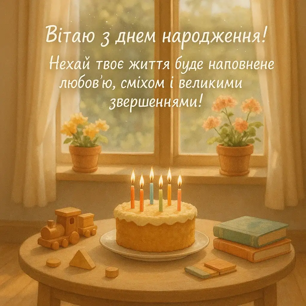 Привітання з днем народження онука своїми словами
