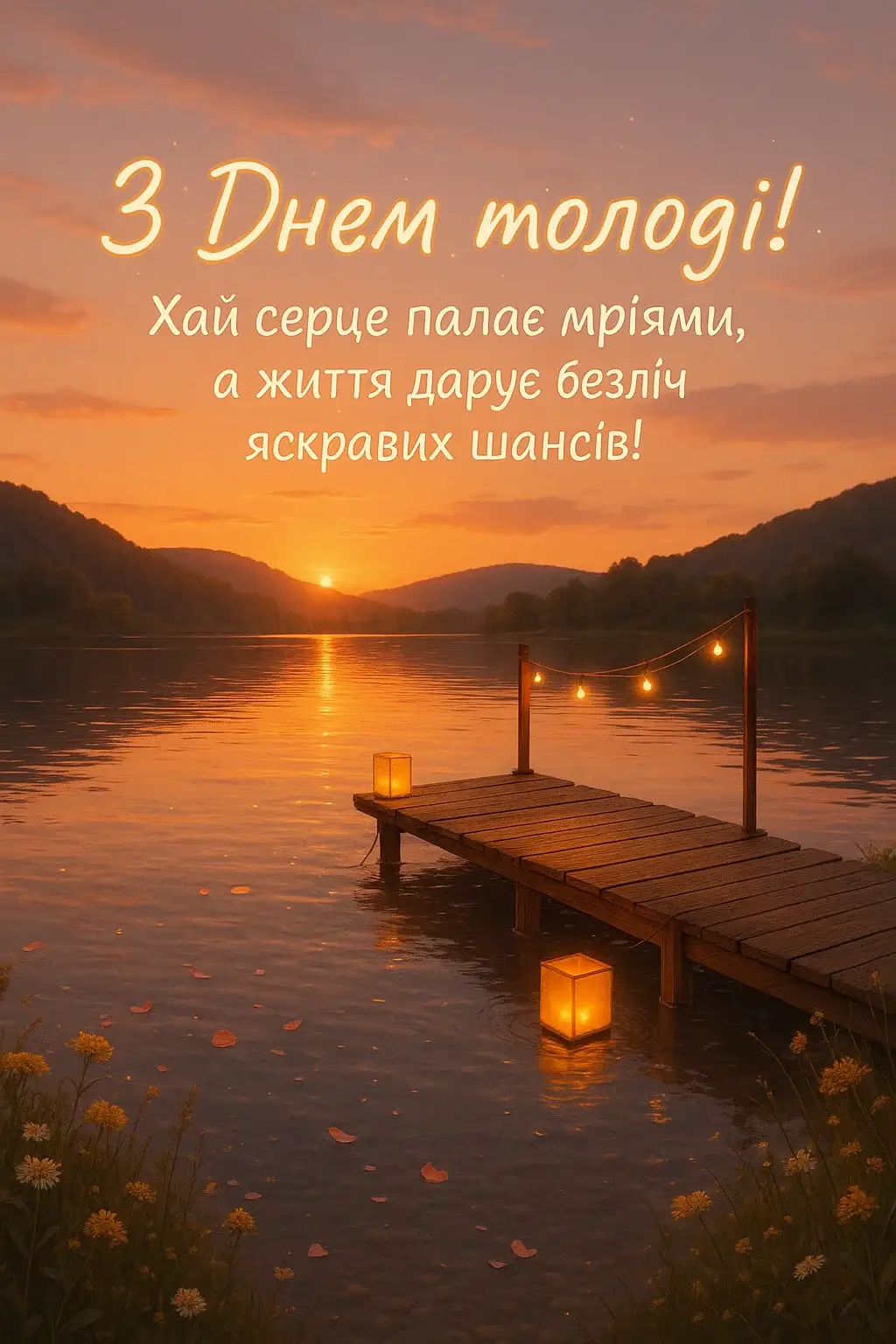 Привітання з днем молоді