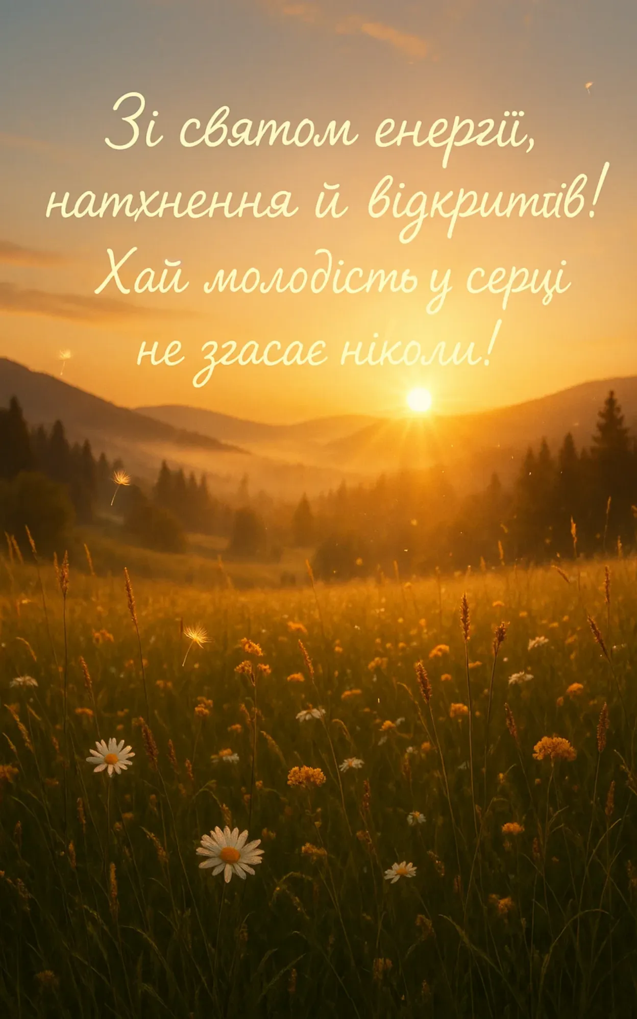 Привітання з днем молоді