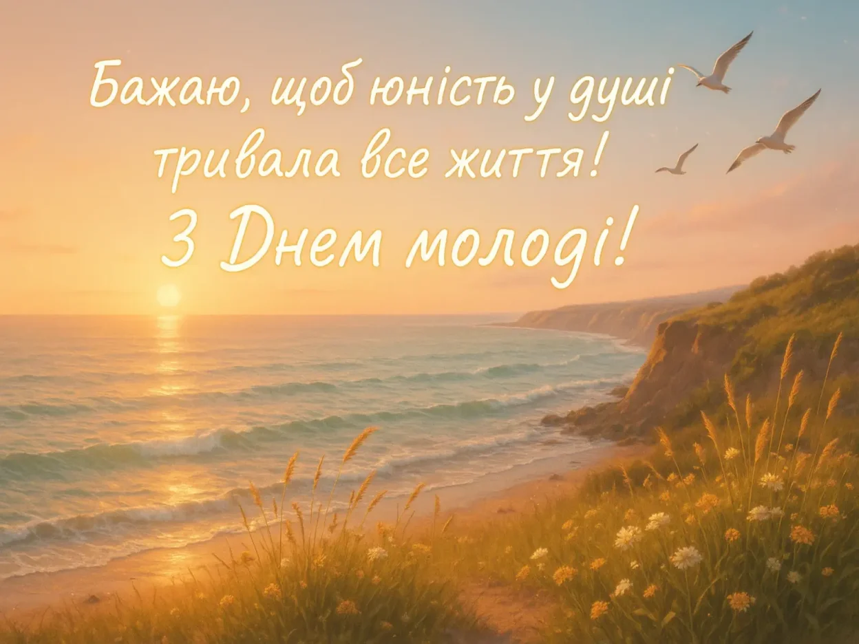 Привітання з днем молоді