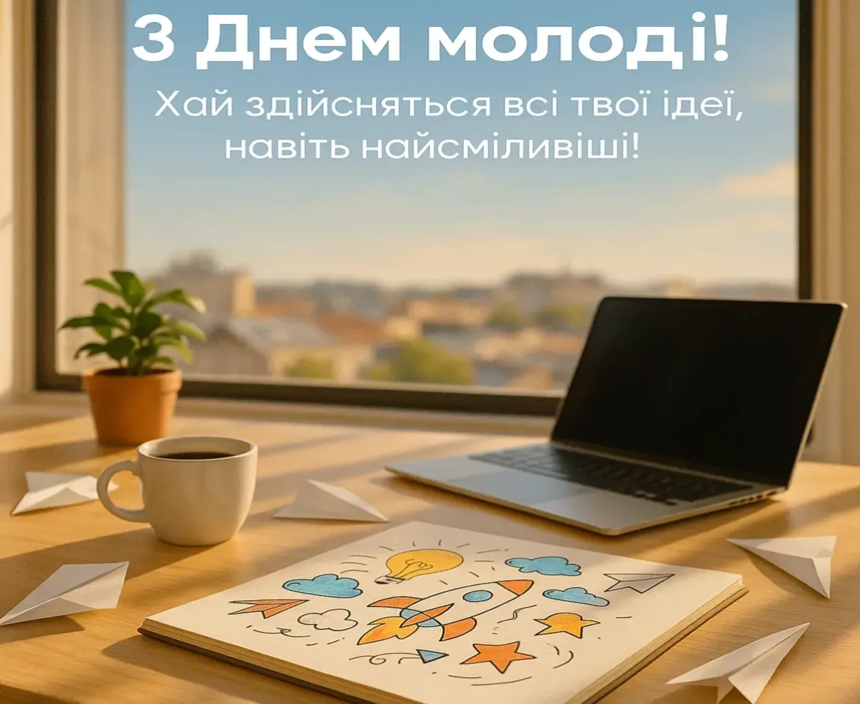 Привітання з днем молоді