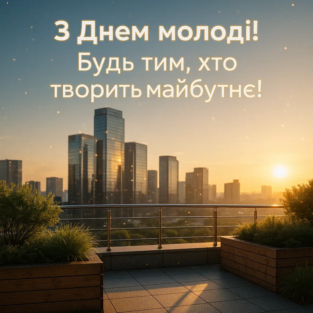 Привітання з днем молоді