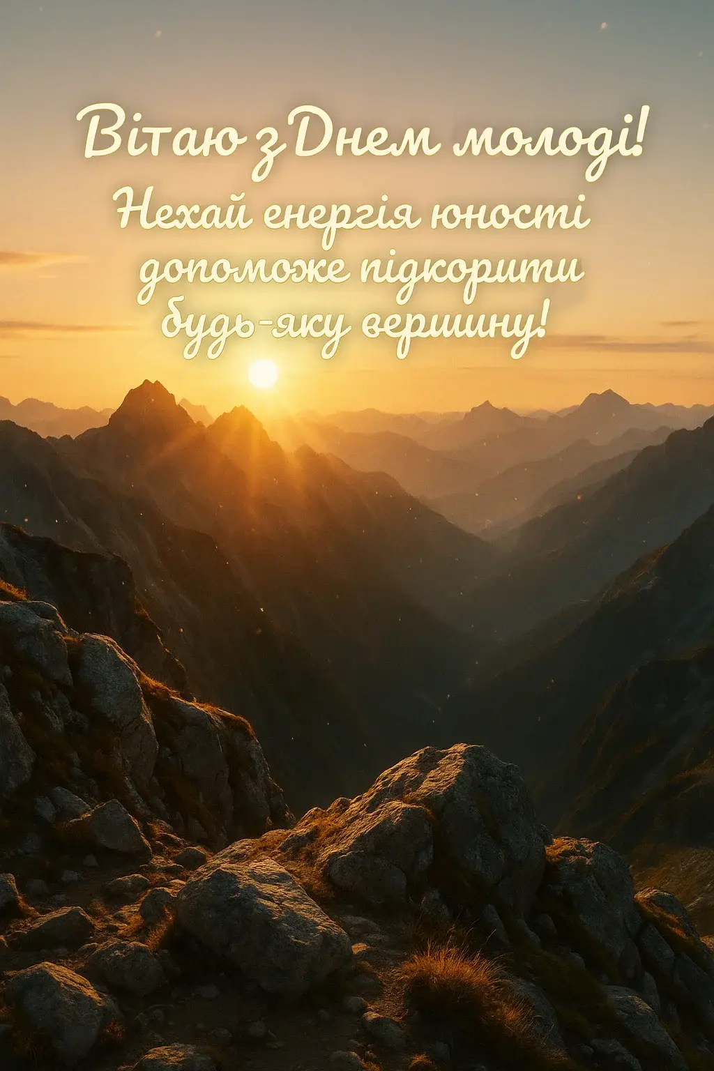 Привітання з днем молоді
