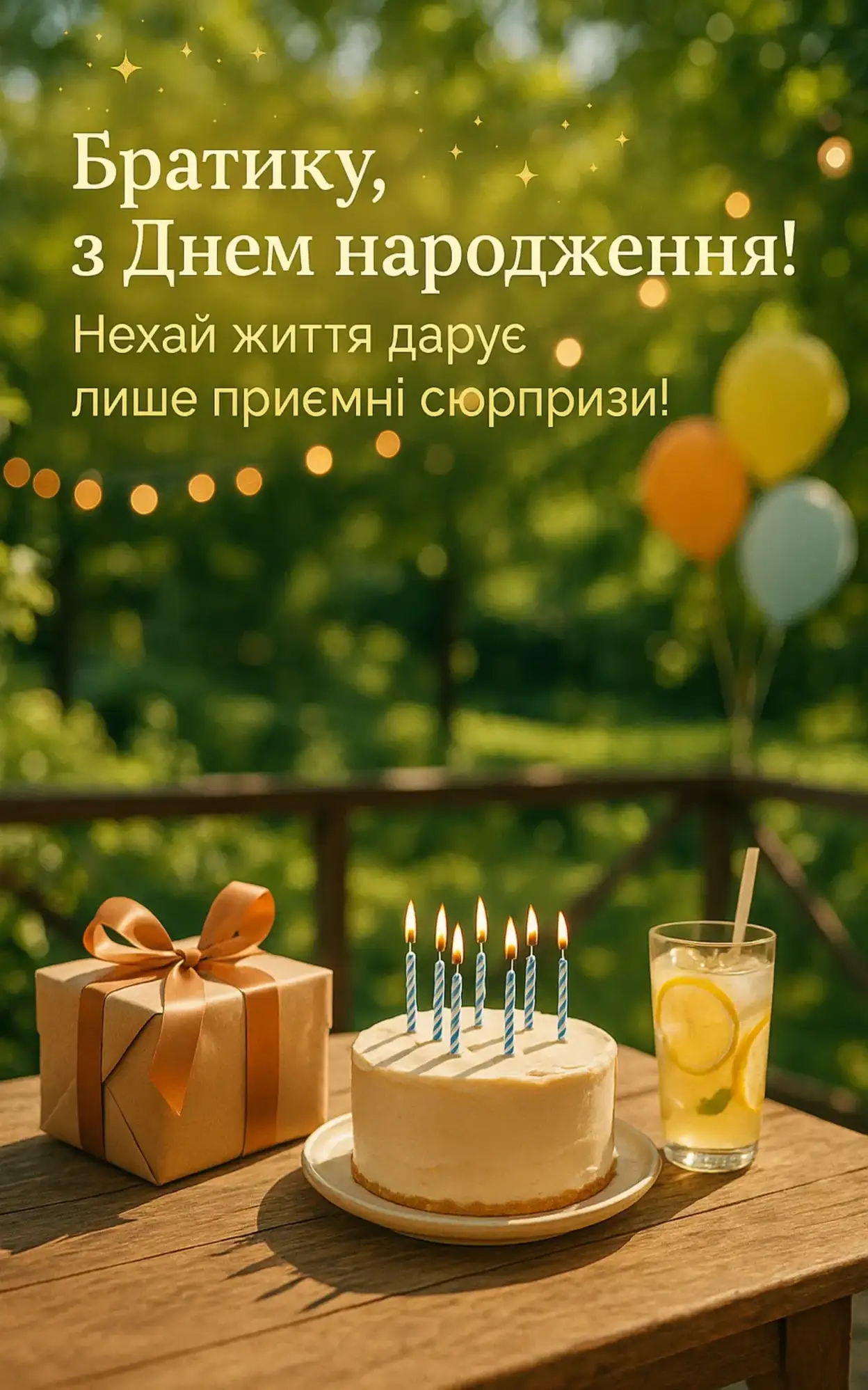 Привітання з днем народження рідного брата від сестри
