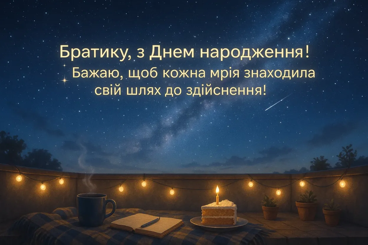 Привітання з днем народження рідного брата від сестри