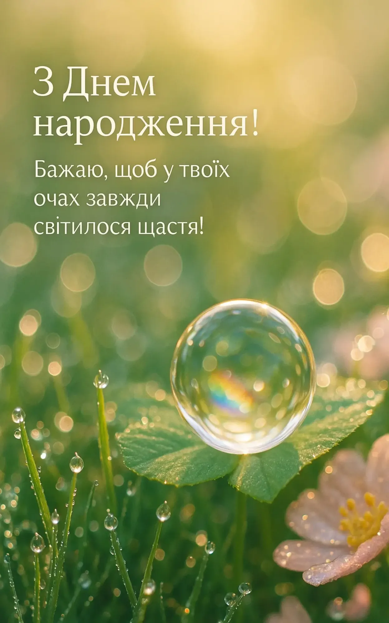Привітання з днем народження дівчині своїми словами, до сліз