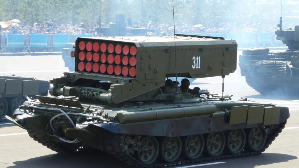 На Запоріжжі українські військові знищили російську важку систему ТОС-1 “Солнцепек”