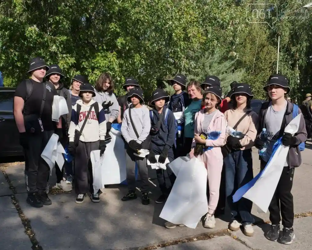 Шість тонн сміття зібрали на Хортиці під час Всесвітнього дня прибирання