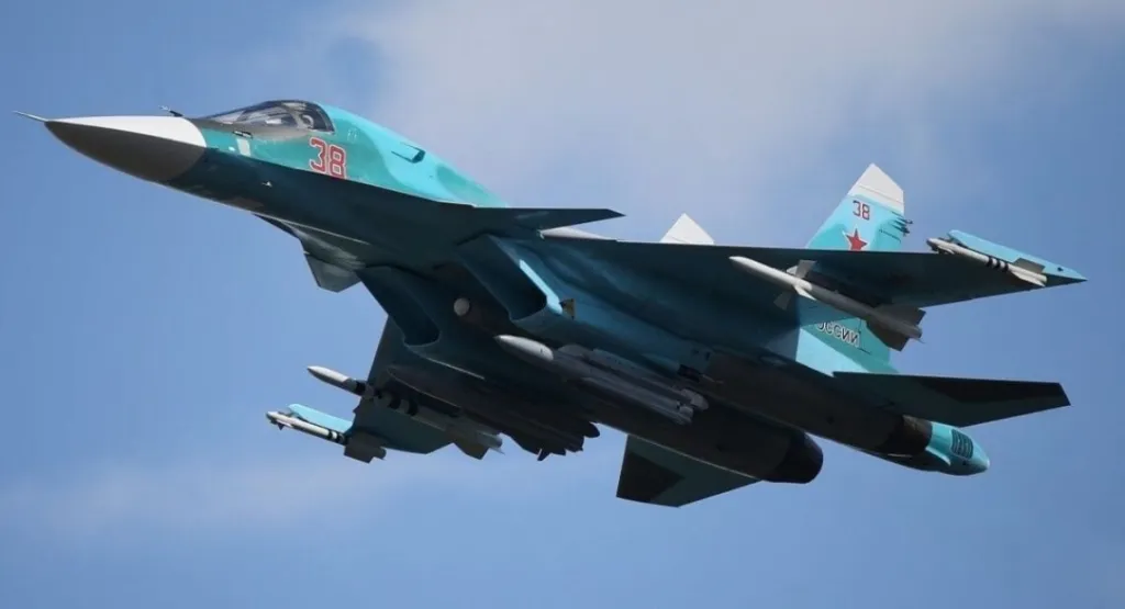 Українські військові збили російський бомбардувальник Су-34 під Запоріжжям