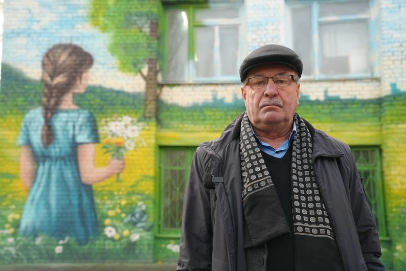 У Запоріжжі на фасаді коледжу з’явився мурал про мінну небезпеку
