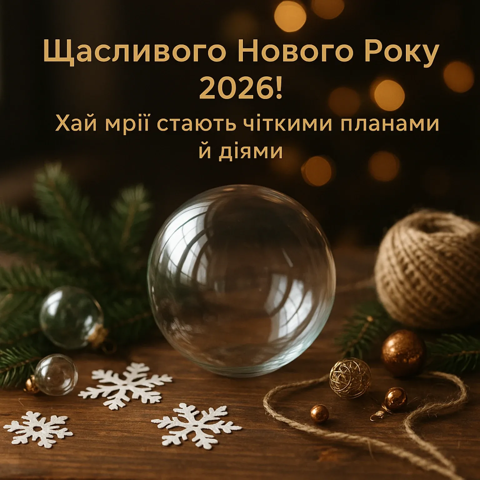 Привітання з новим роком 2026