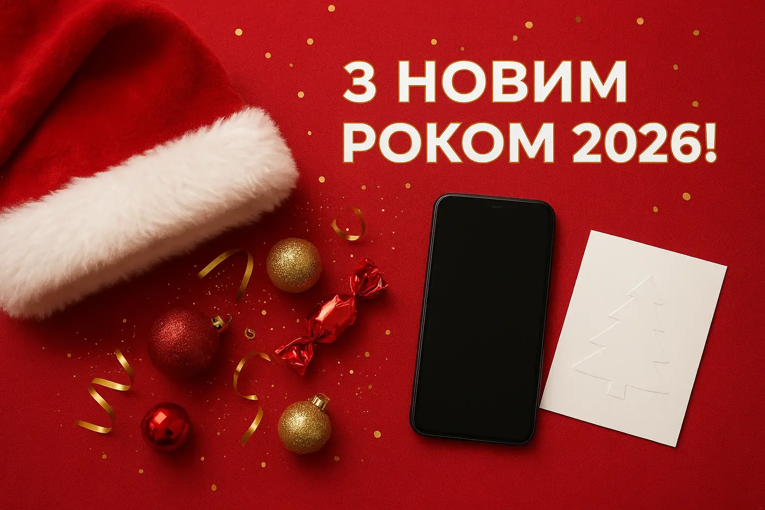 Привітання з новим роком 2026