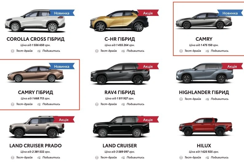 Очільник Запорізької ОВА Іван Федоров придбав Toyota Camry вартістю понад два мільйони гривень