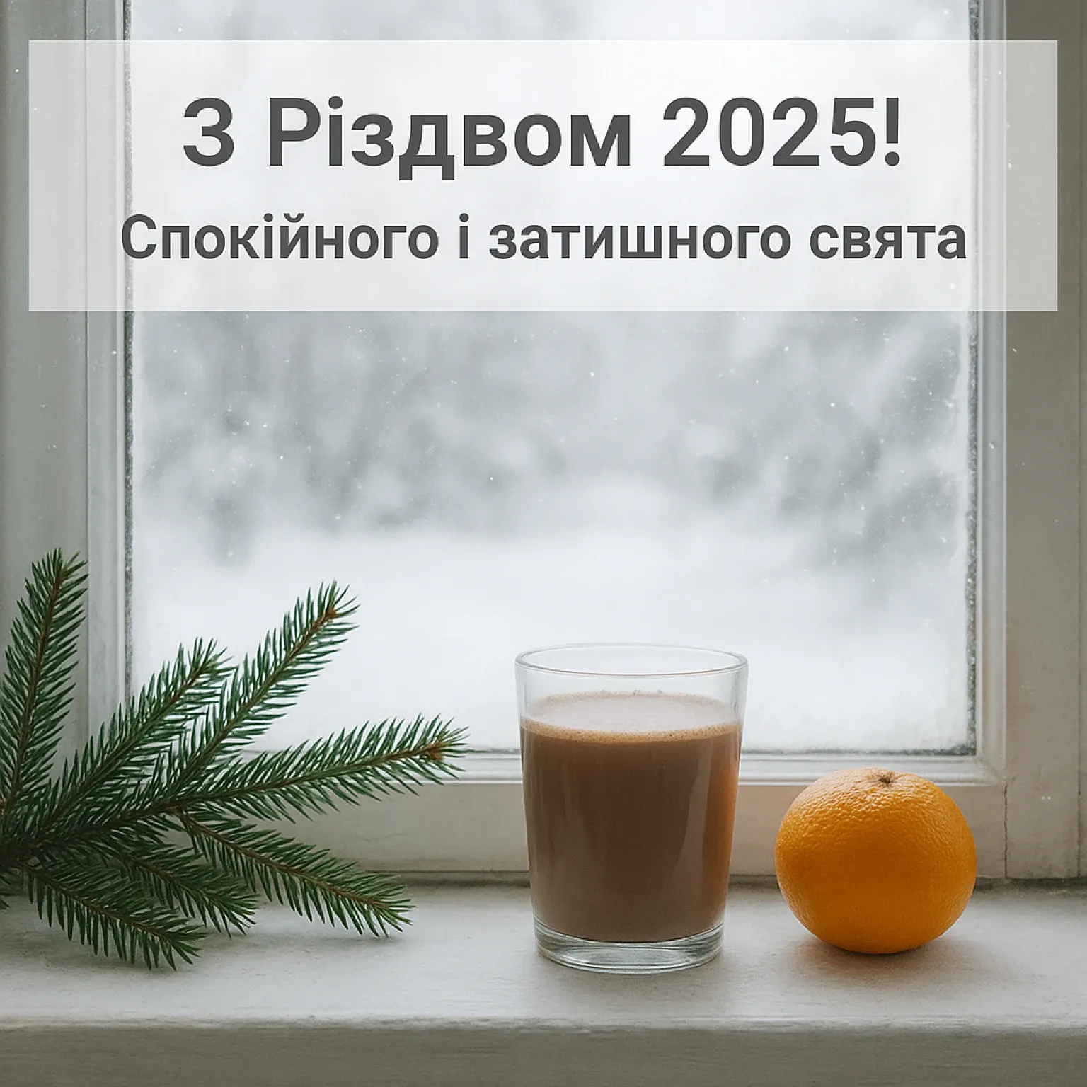 Привітання з різдвом 2025