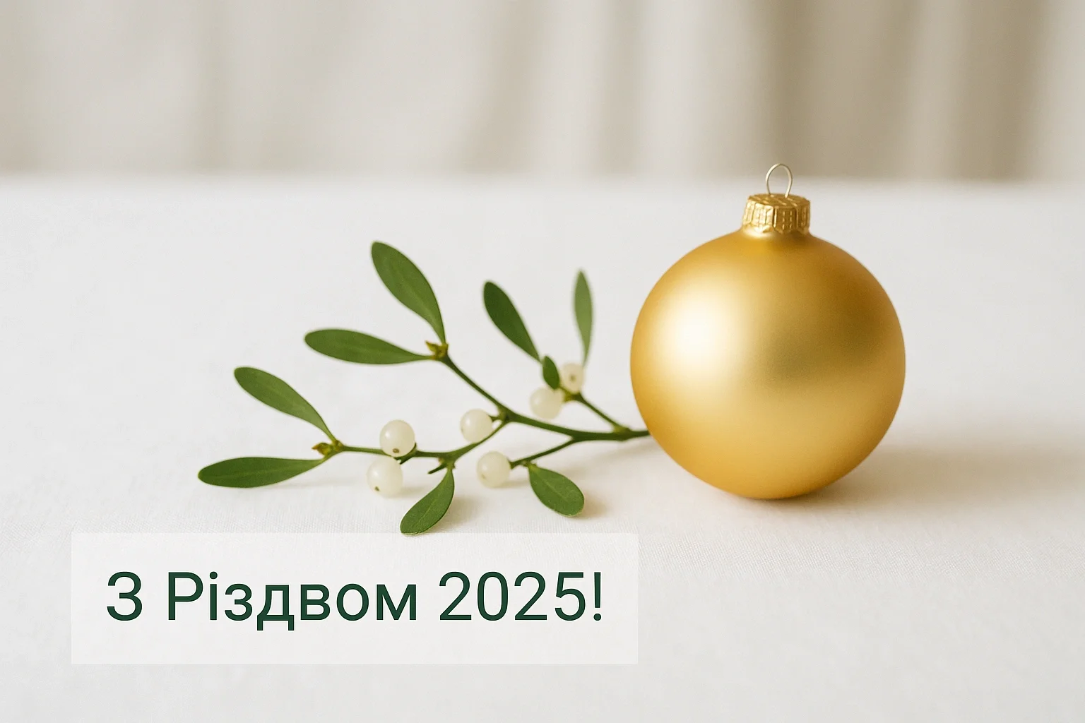 Привітання з різдвом 2025