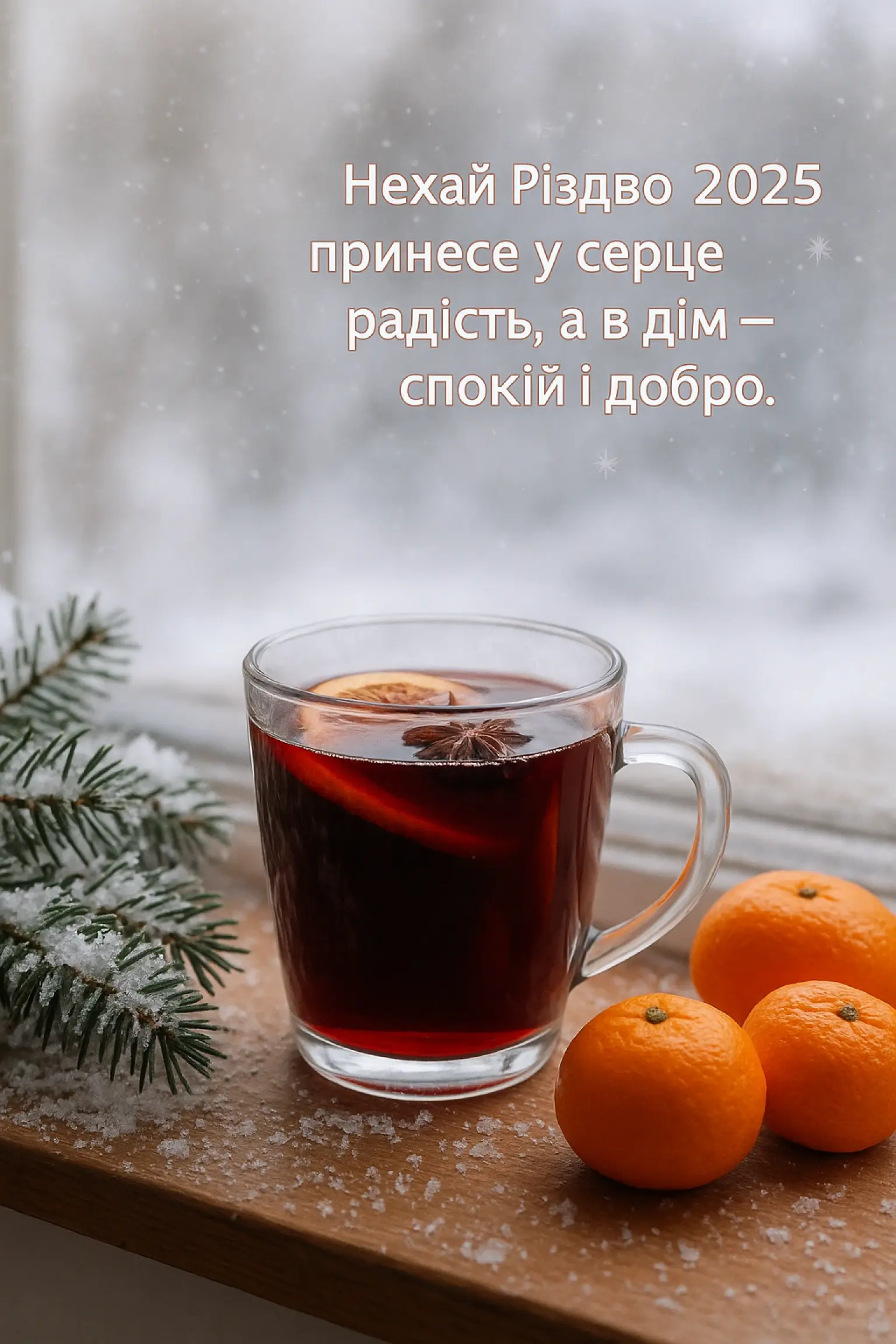 Привітання з різдвом 2025