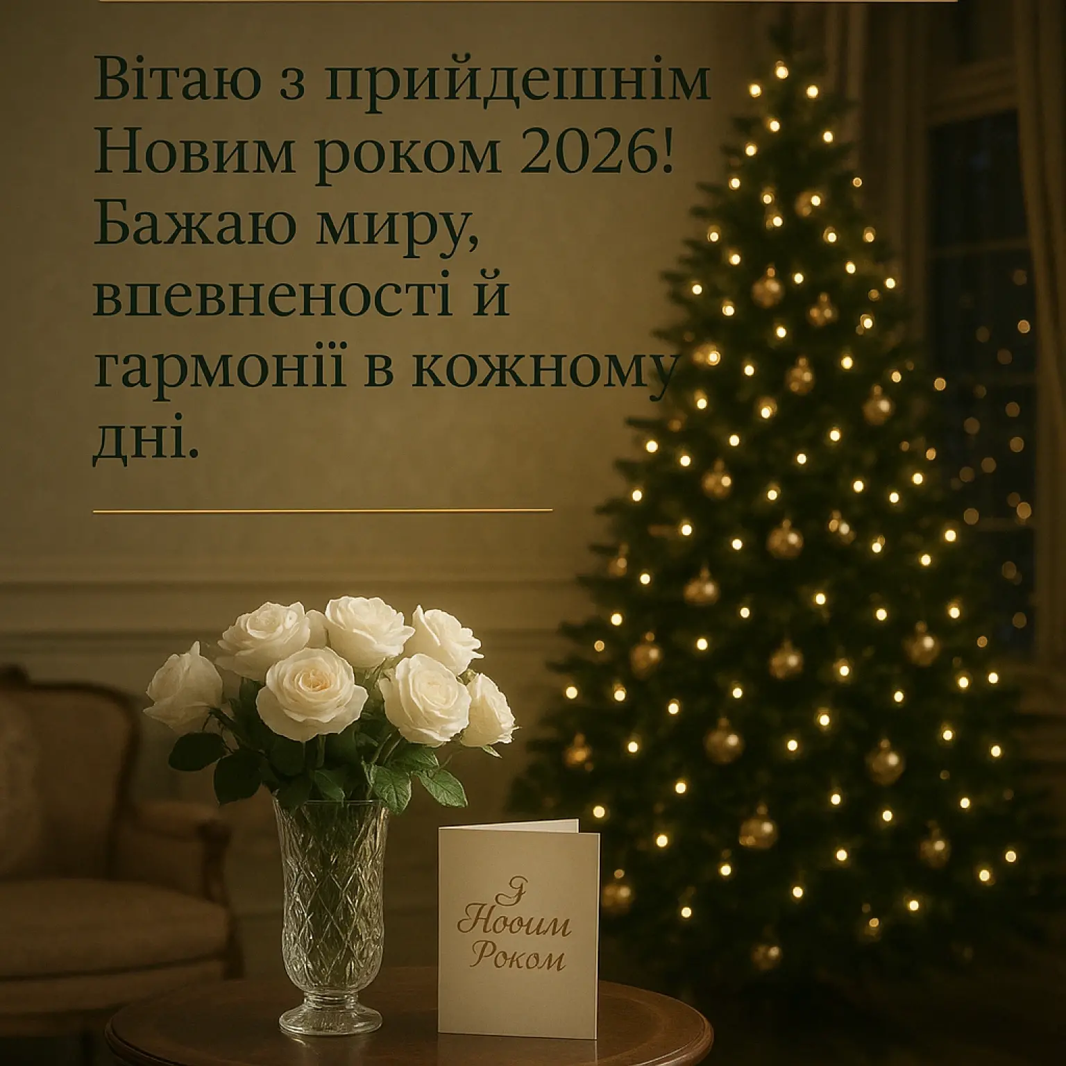 Привітання з прийдешнім новим роком 2026 Привітання з прийдешнім новим роком 2026