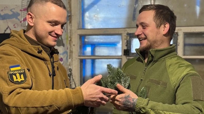 Свято на лінії фронту: як бійці 128-ї бригади зустріли Різдво на Запоріжжі
