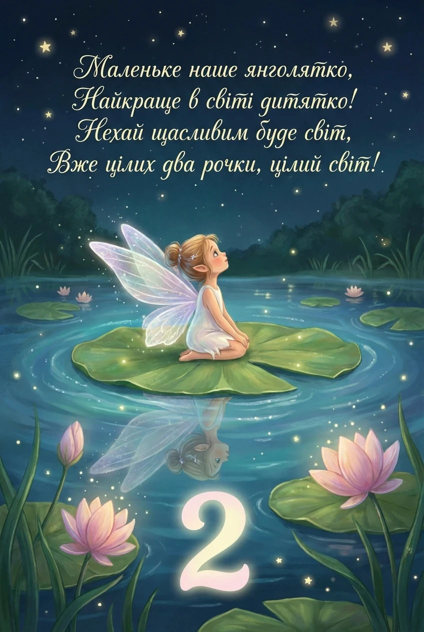 з днем народження донечки 2 роки