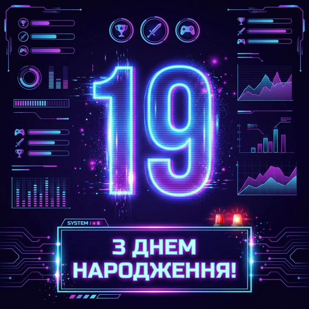 з днем народження 19 років хлопцю