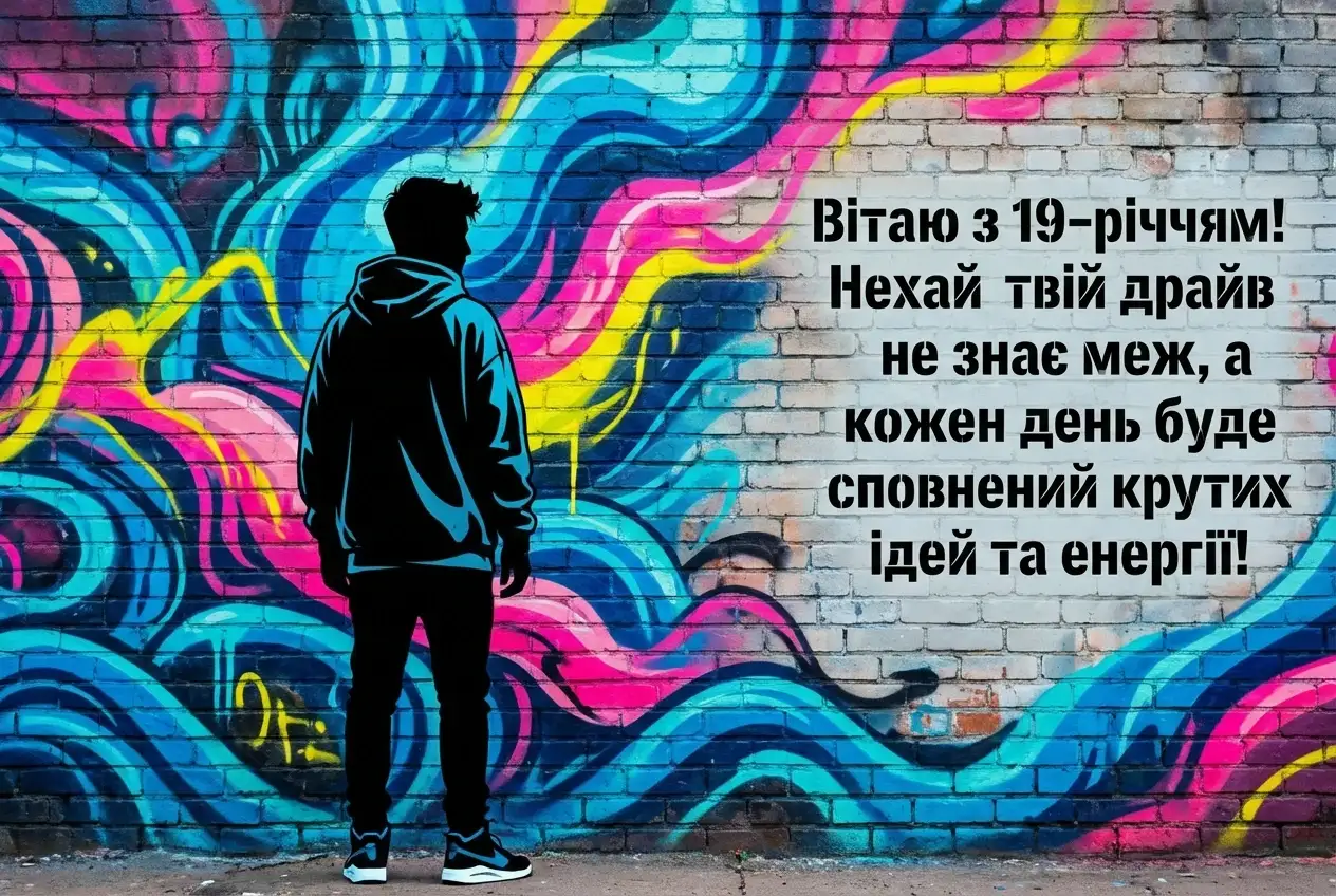 з днем народження 19 років хлопцю