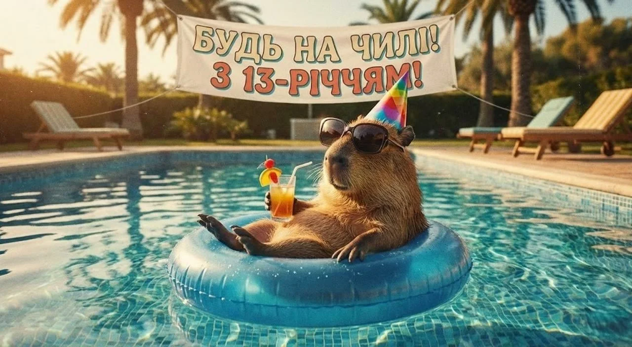 Привітання з днем народження для хлопчика на 13 років