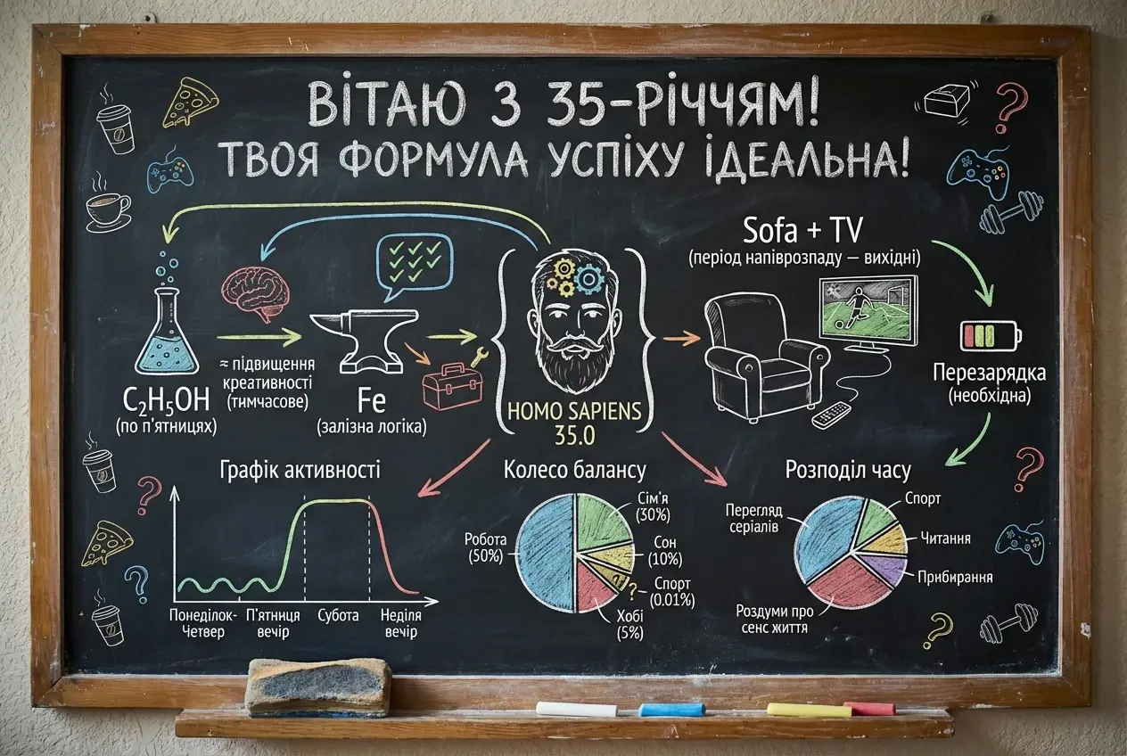 привітання з ювілеєм 35 років мужчині прикольні