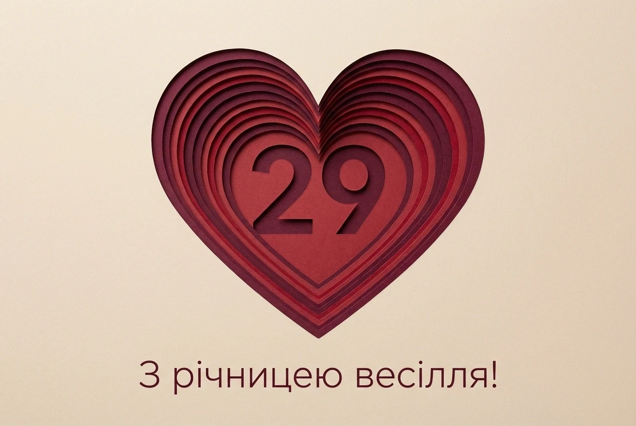 29 років весілля
