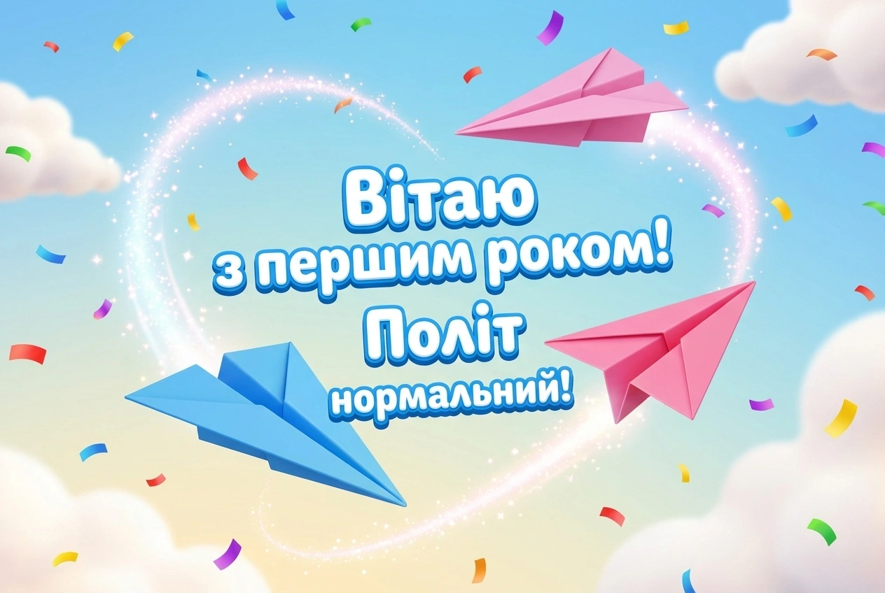 привітання з річницею весілля 1 рік