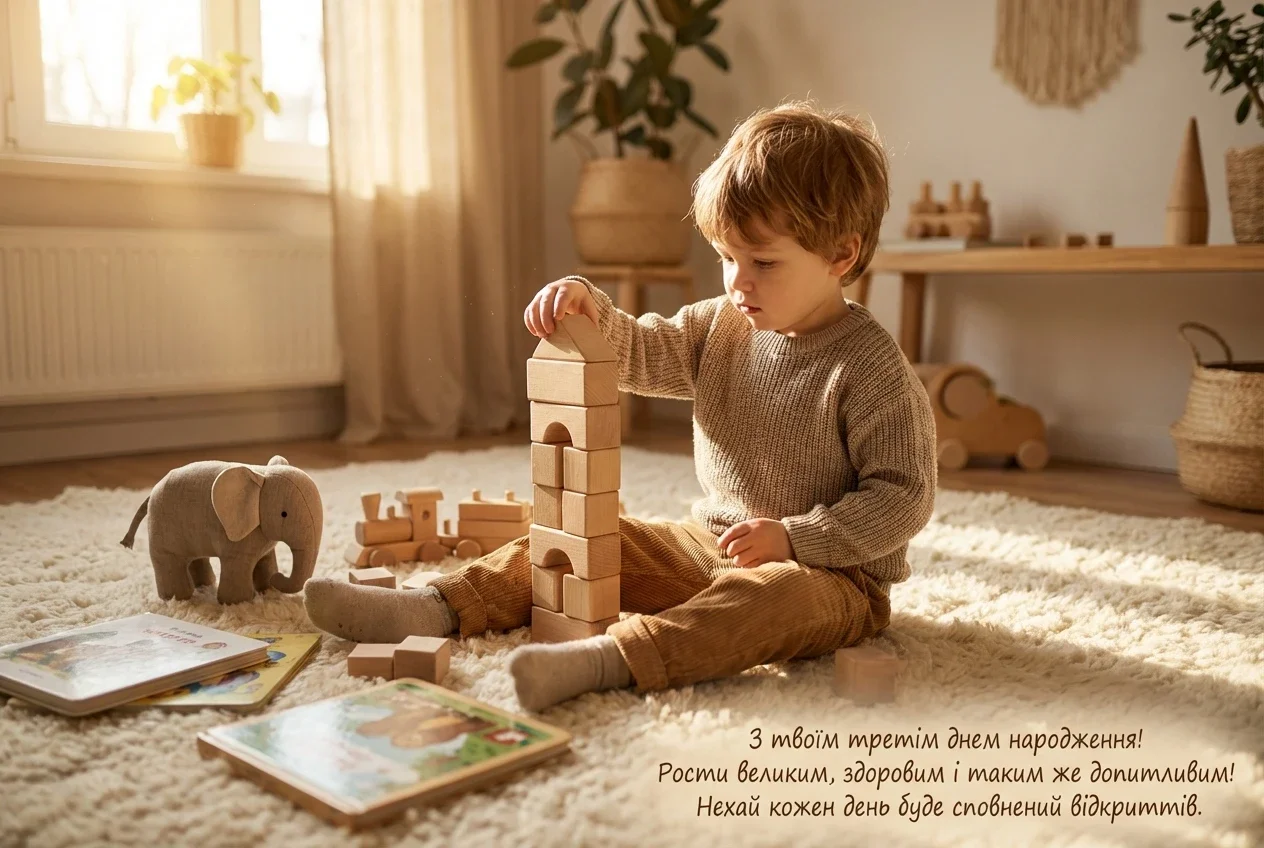 з днем народження 3 роки