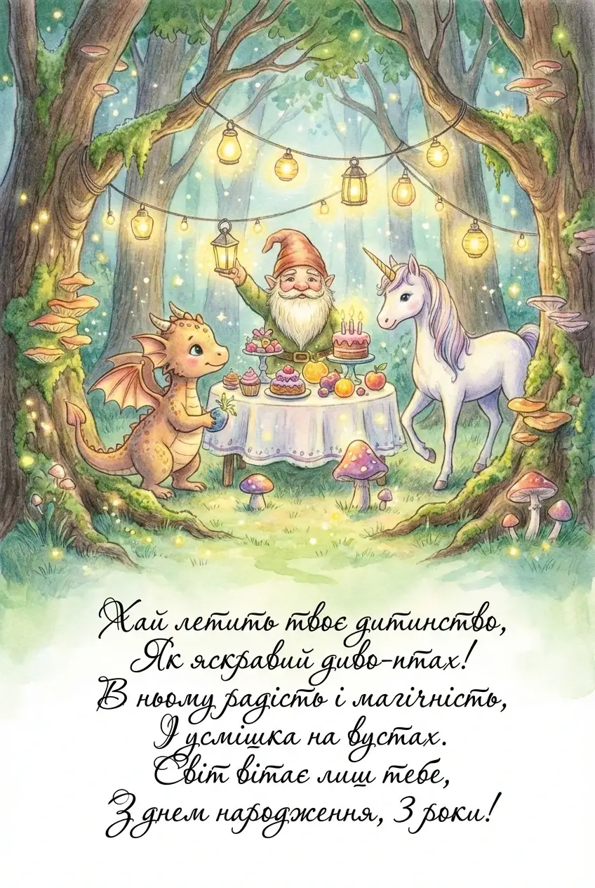 з днем народження 3 роки