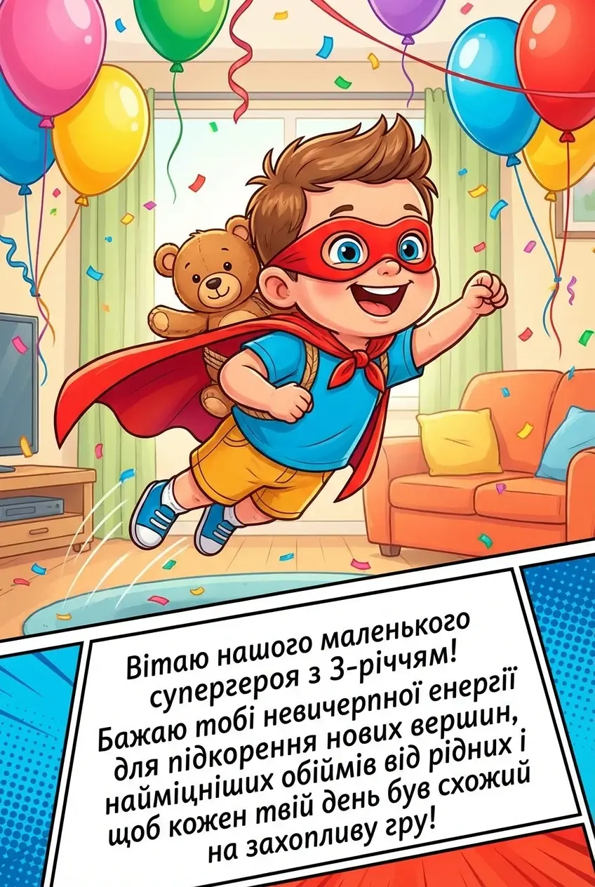 з днем народження 3 роки