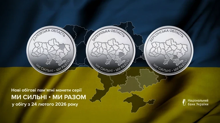 Єдність у металі: НБУ ввів у обіг монети на честь прифронтових областей