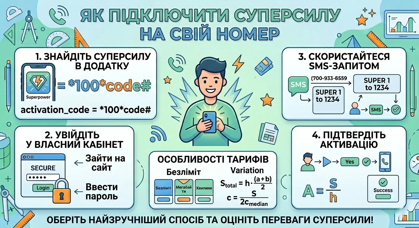 Як підключити суперсилу на свій номер