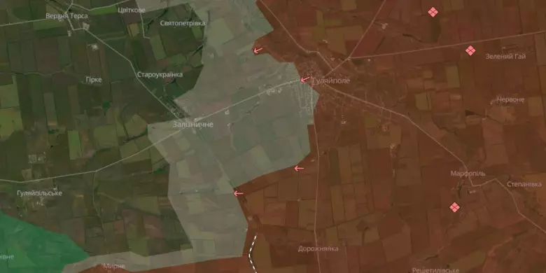 Російські війська просунулися поблизу Гуляйполя: оновлені дані щодо ситуації на Запоріжжі