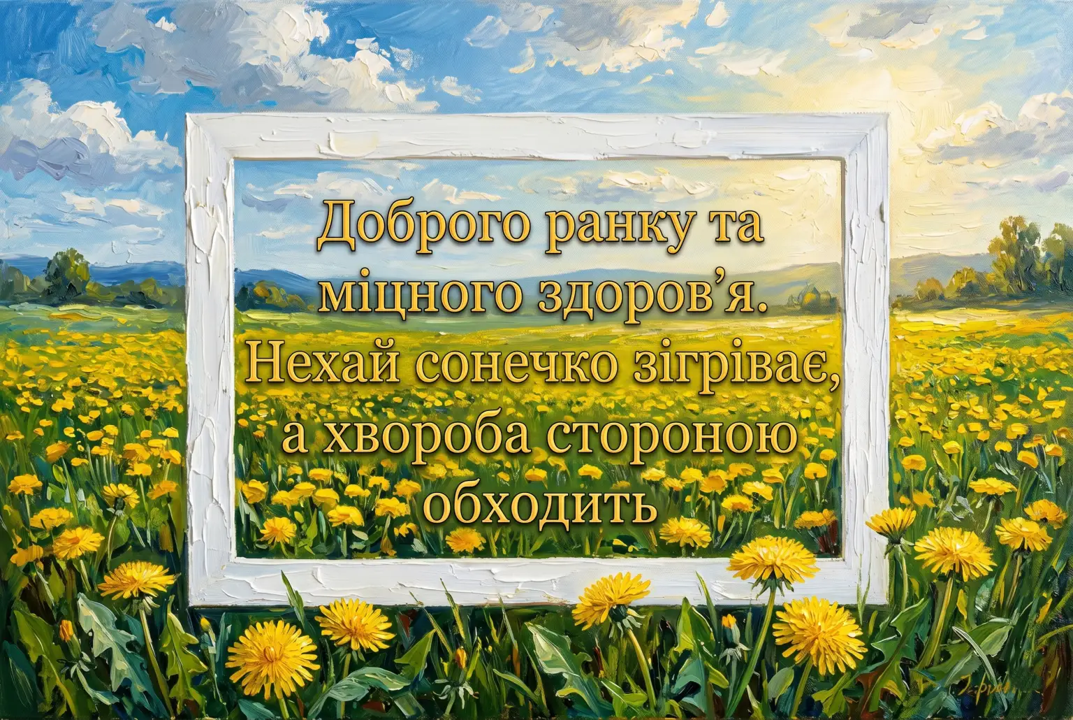 Доброго ранку та міцного здоров’я: душевні листівки для теплого початку дня