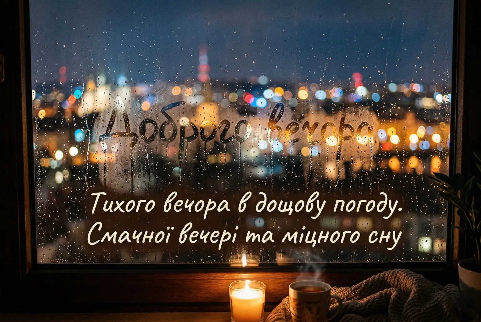 Доброго вечора: найтепліші побажання та красиві картинки для затишного настрою