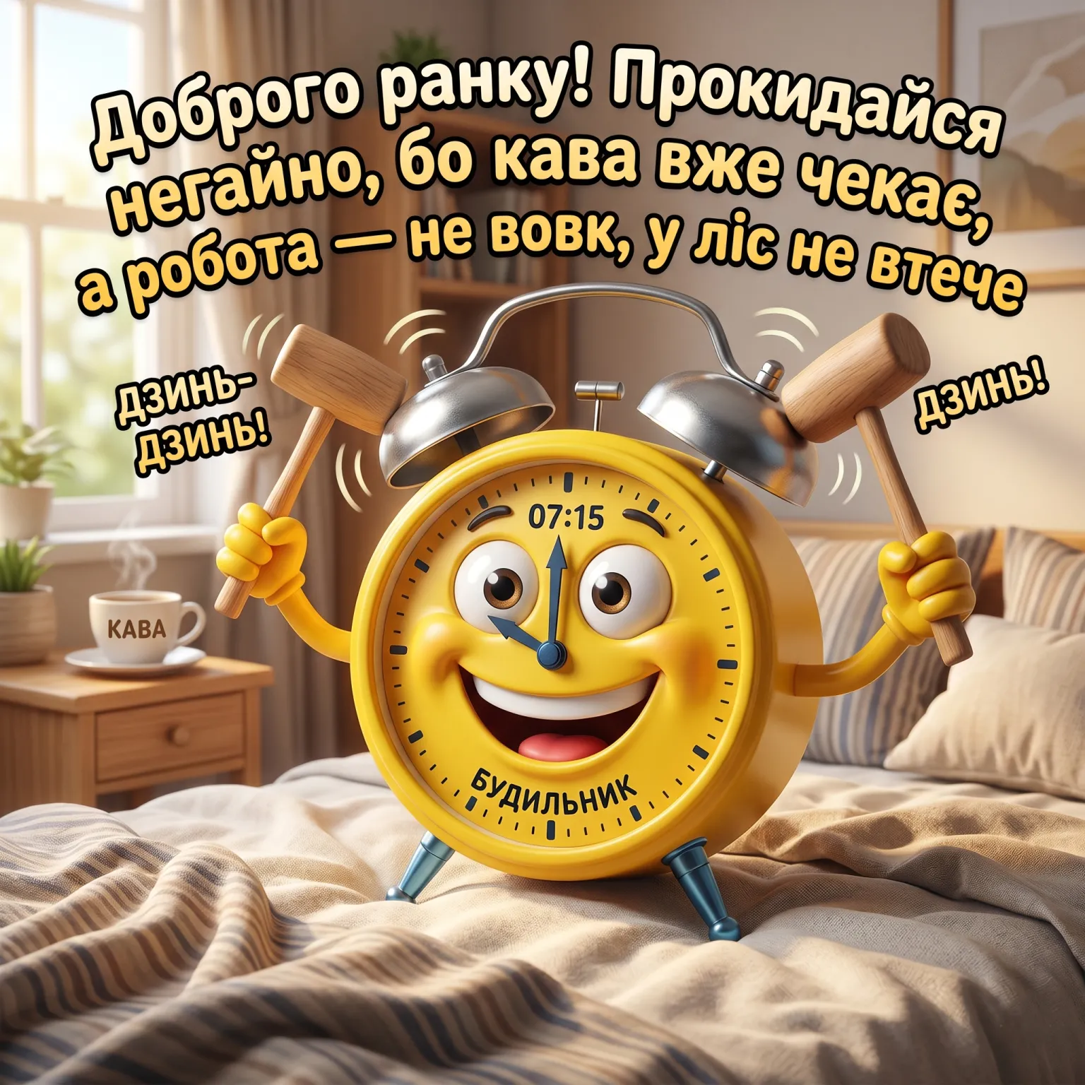 Смайлики доброго ранку: яскраві листівки та позитивні побажання для гарного настрою