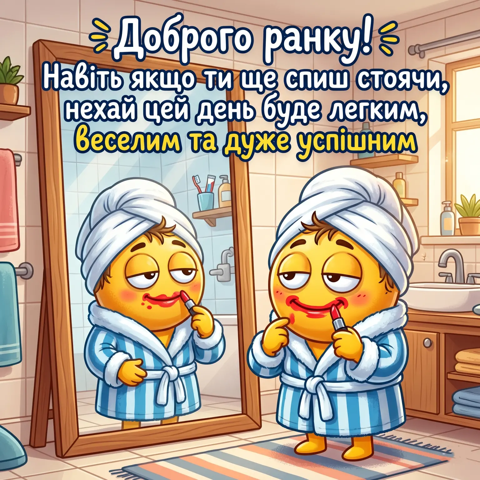Смайлики доброго ранку: яскраві листівки та позитивні побажання для гарного настрою