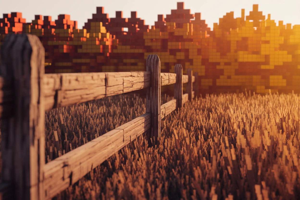 Створення паркану в Minecraft: як утримувати тварин та захищатися від мобів