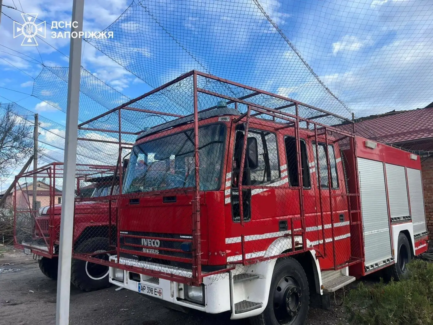 Обстріл на Запоріжжі пошкодив пожежно-рятувальний підрозділ