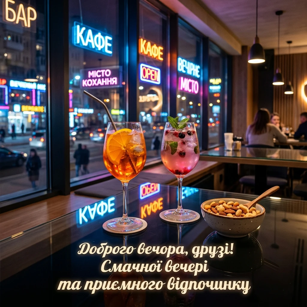 Доброго вечора, друзі: найтепліші картинки та душевні побажання для затишного відпочинку