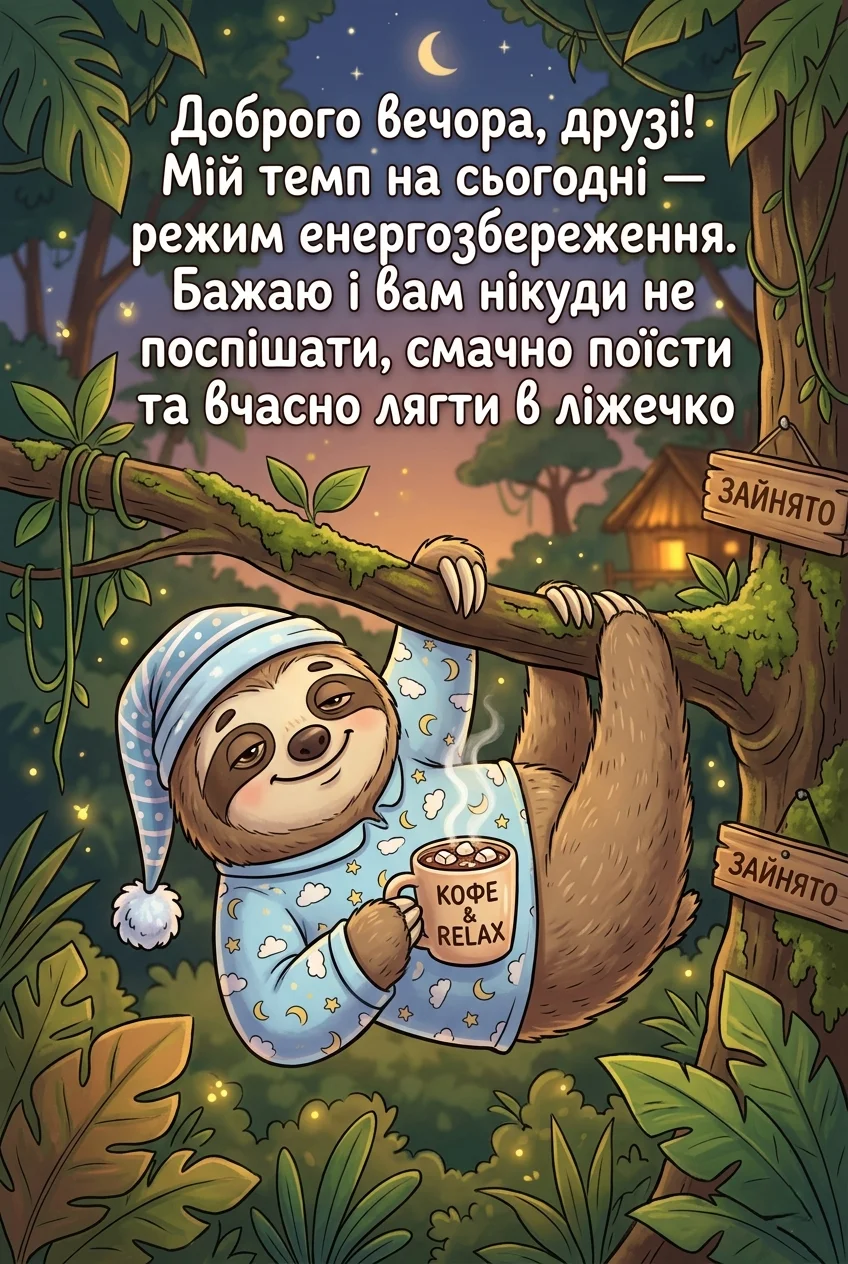 Доброго вечора, друзі: найтепліші картинки та душевні побажання для затишного відпочинку