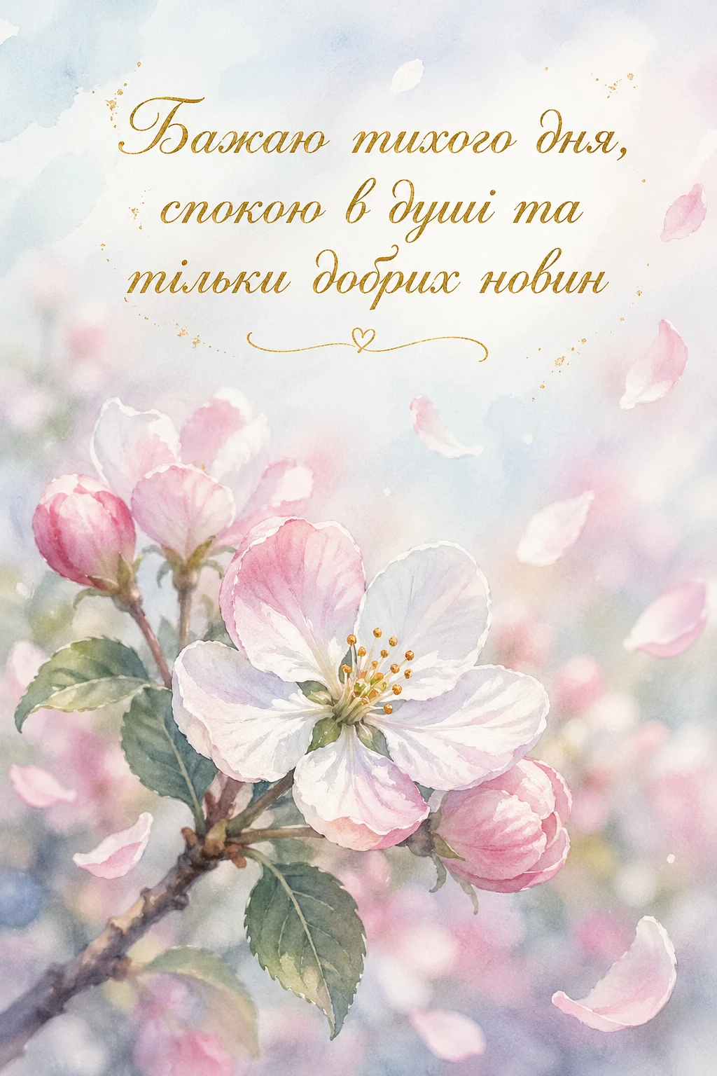 Листівки для мирного, доброго ранку та тихого дня: душевна добірка українською