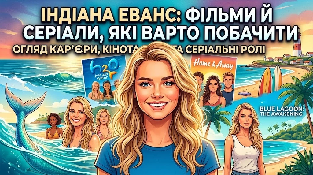 Фільми й серіали Індіани Еванс: від Snobs до Crownies