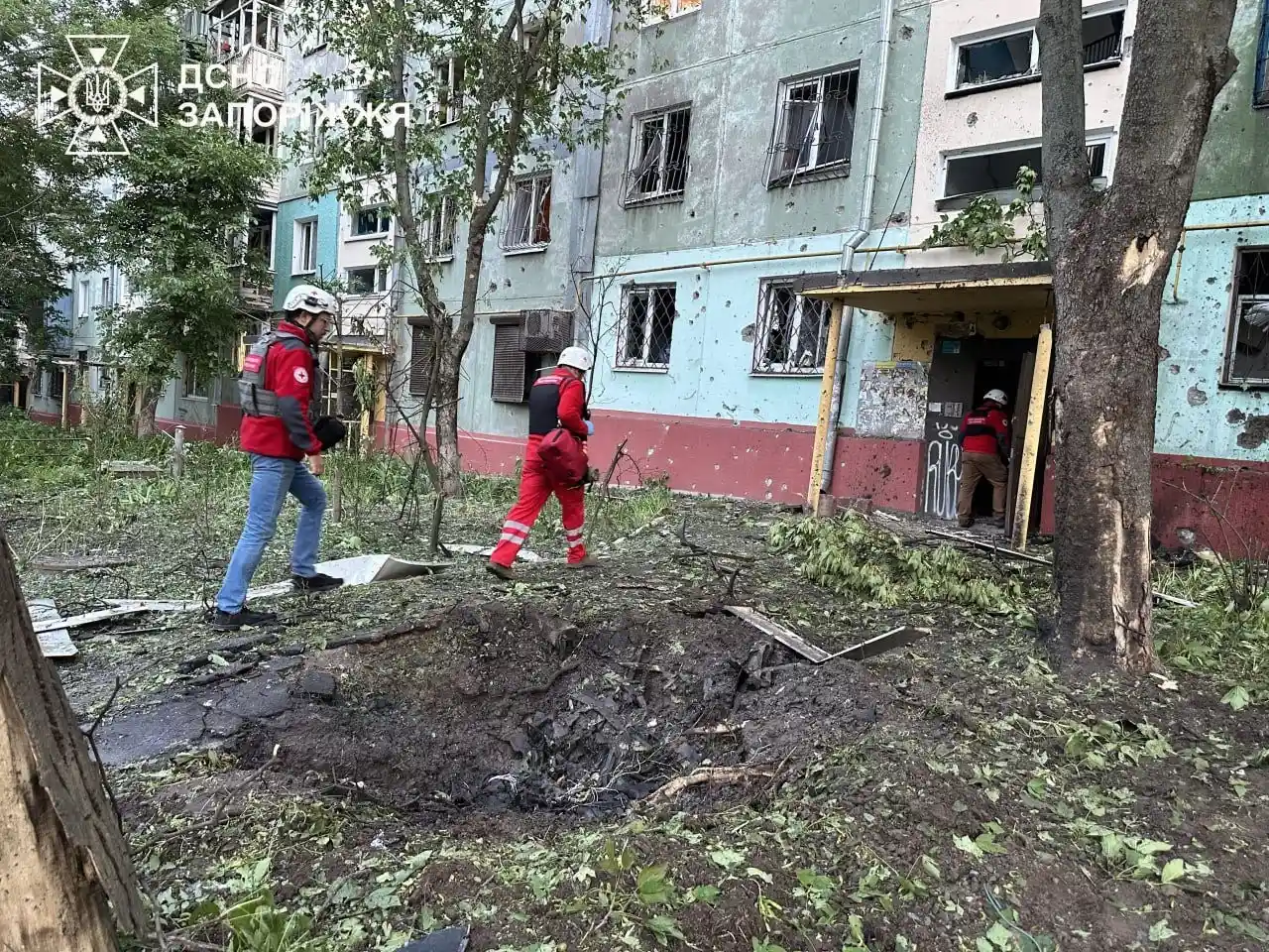 Ранковий удар по Запоріжжю: троє поранених та десятки пошкоджених осель