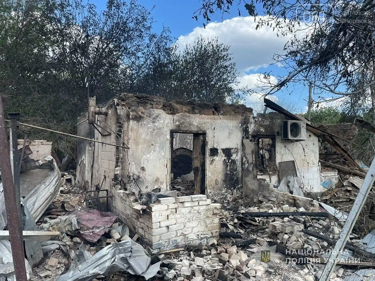 Смертоносні обстріли Запорізької області: поліція задокументувала наслідки чергових російських ударів