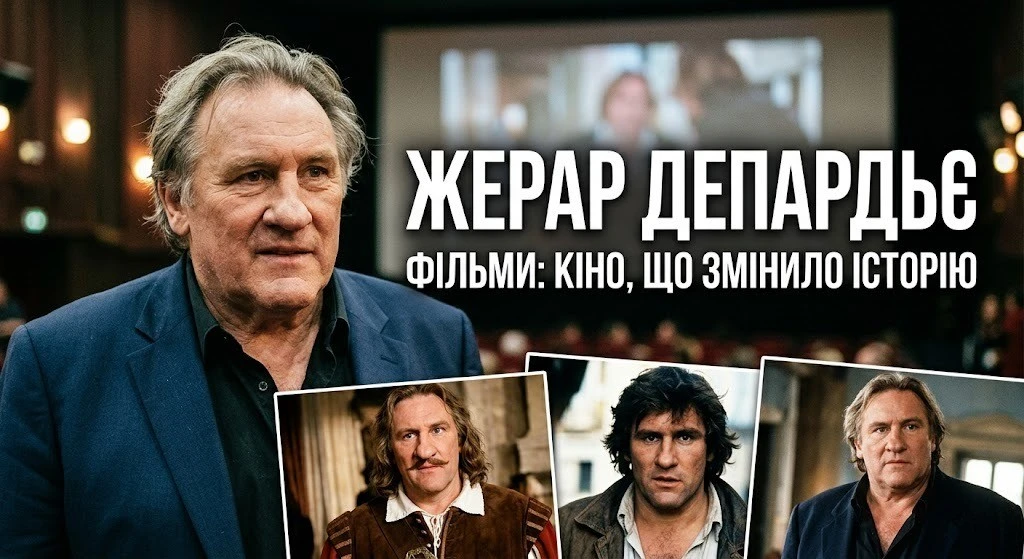 Усі жанри у фільмах Жерара Депардьє